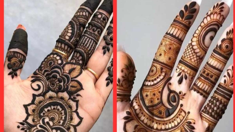 Aesthetic Simple Mehndi Designs Finger Front