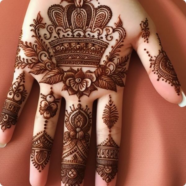 Aesthetic Simple Mehndi Designs Finger Front