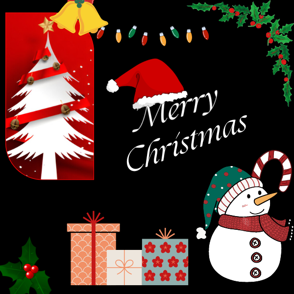 Christmas Clipart Black And White