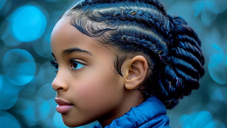 Natural Hair Little Black Girl Braided Hairstyles