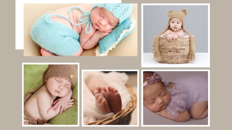 1st Month 1 Month Baby Photoshoot