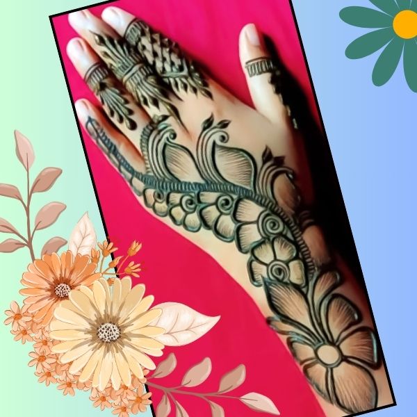 Arabic Mehndi Design Back Hand