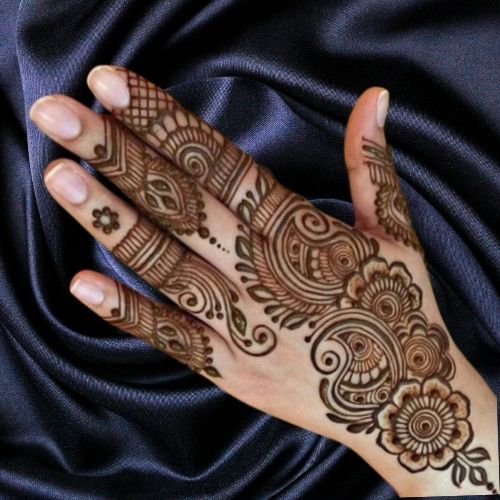 Back Hand Mehndi Design