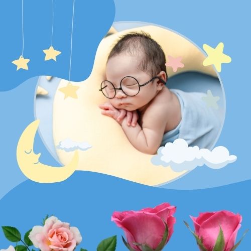 Creative 1 Month Baby Photoshoot 