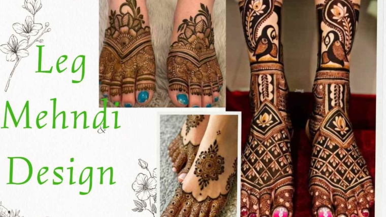 Leg Mehndi Design