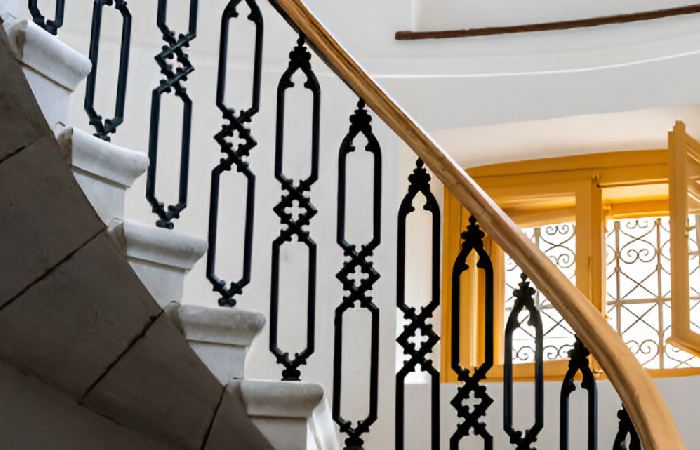 Modern Iron Stair Railing