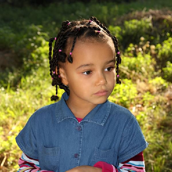 Natural Hair Little Black Girl Braided Hairstyles