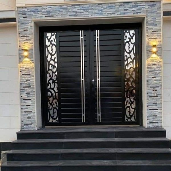 Safety Double Door Grill Gate Design For Main Door