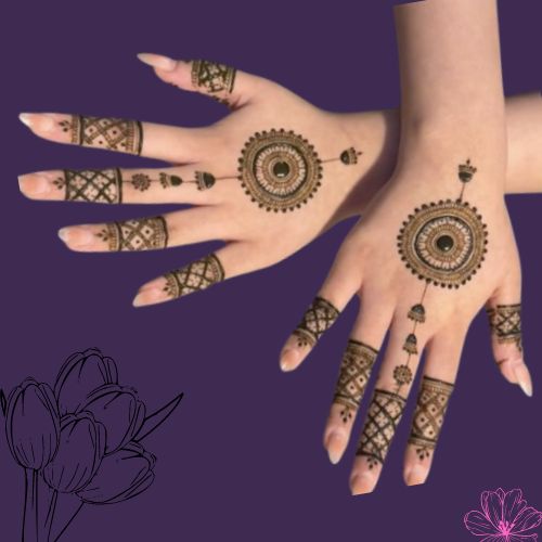 Simple Back Hand Mehndi Design