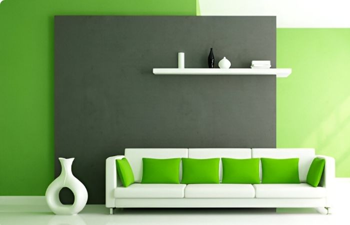 Simple Living Room Wall Design