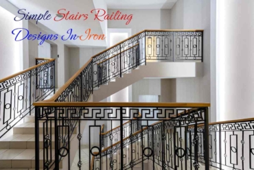 Simple Stairs Railing Designs In Iron