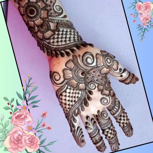 Stylish Arabic Mehndi Design