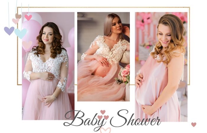 Baby Shower Single Maternity Photoshoot Poses