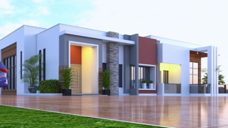 Modern Single Floor House Design