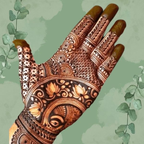 Easy Full Palm Mehndi Designs