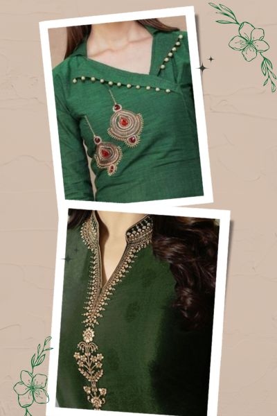 latest neck designs for kurtis